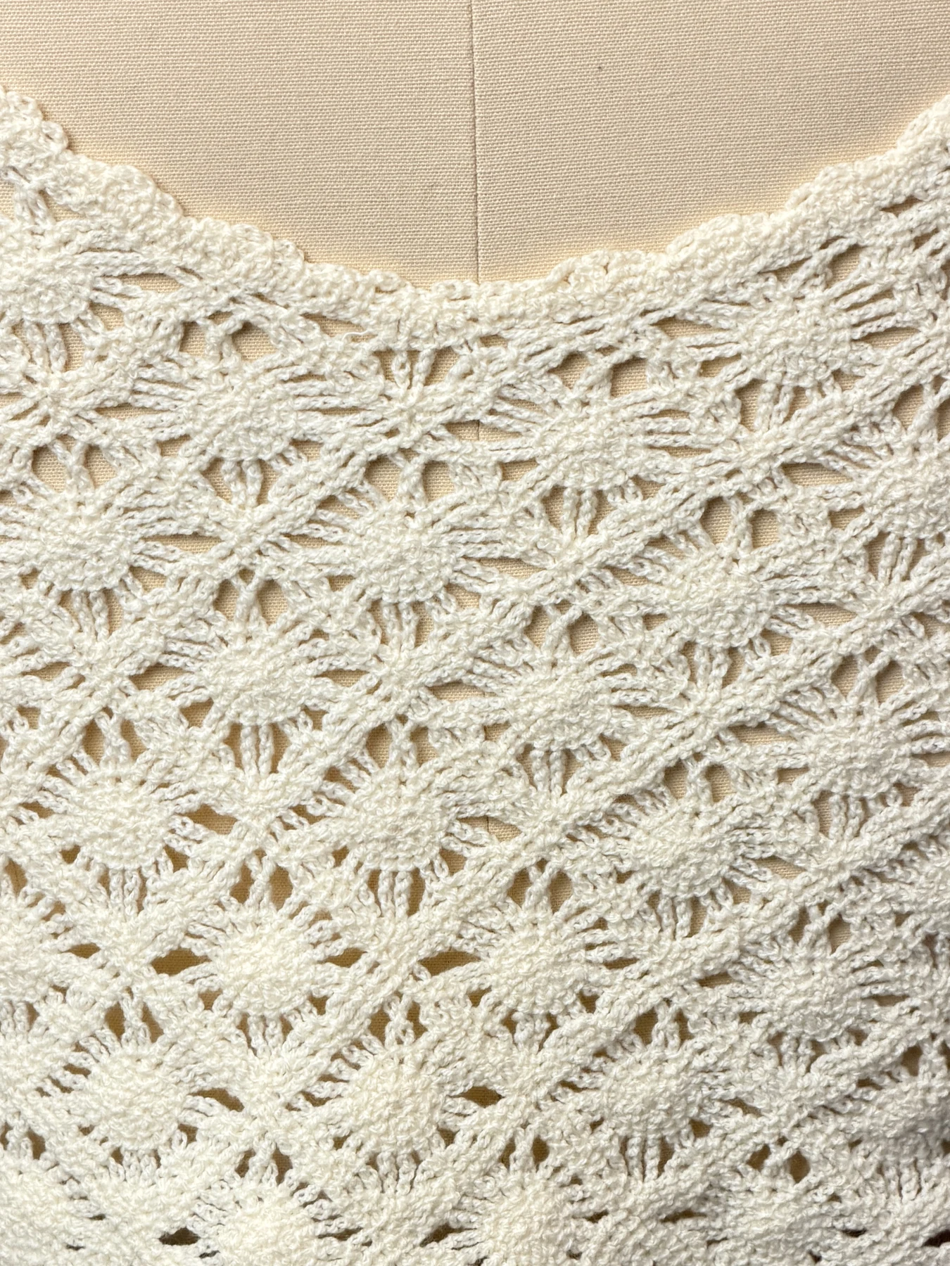Wholesale Ivory Crochet-Look Camisole Top for OEM and private label production 3